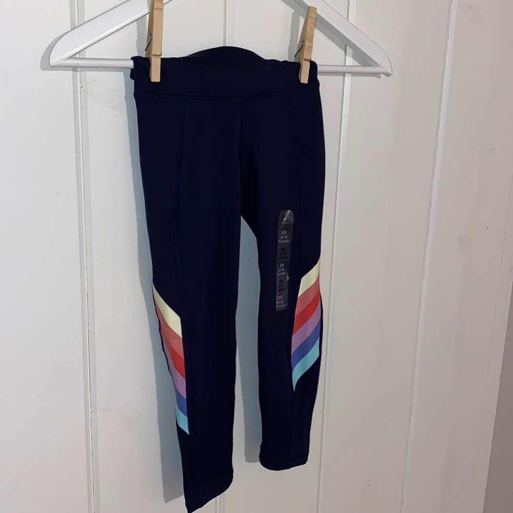 GapFit Recycled Printed Seamed Leggings